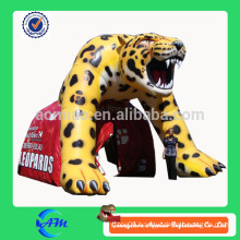 nice painting tiger advertising tunnel inflatable tunnel tent